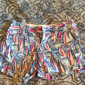 Lilly Pulitzer Red Right Return 0 Callahan shorts